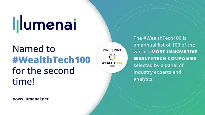 Two Years In A Row! #WealthTech100